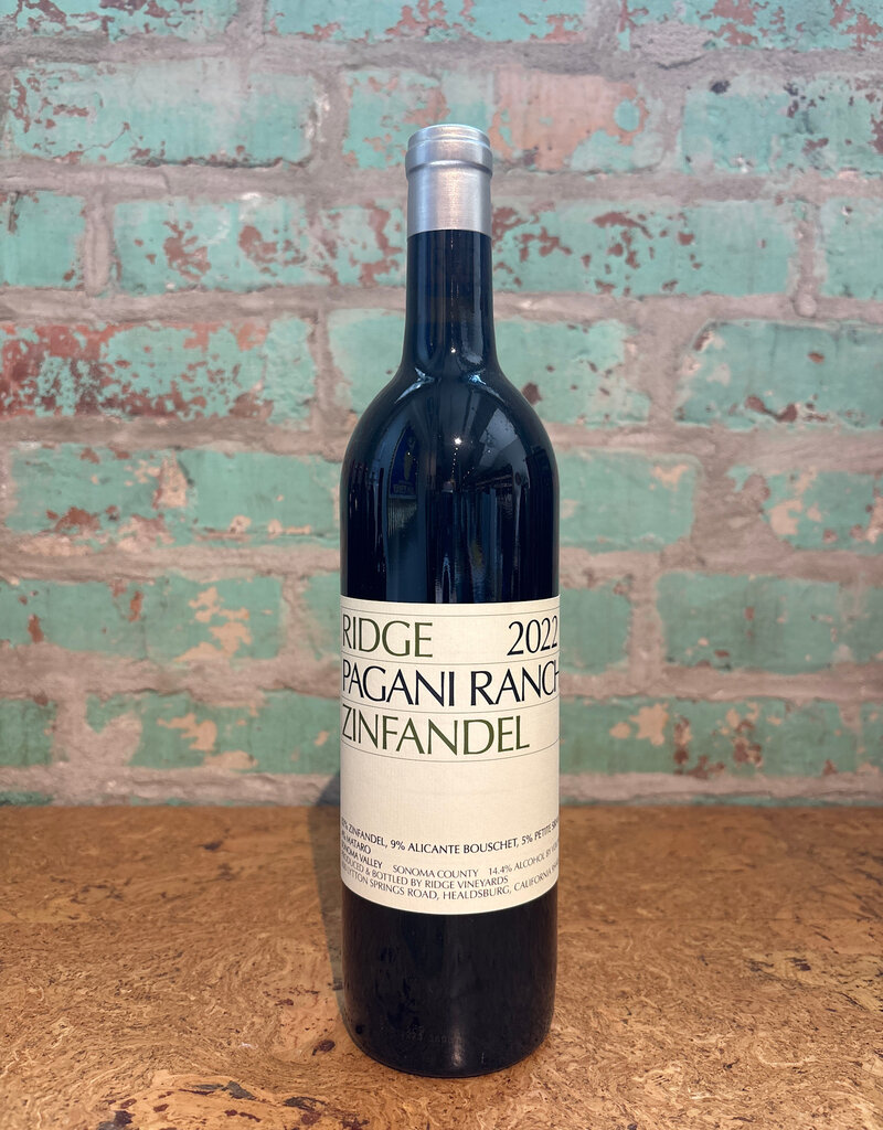 Wines RIDGE VINEYARDS PAGANI RANCH ZINFANDEL