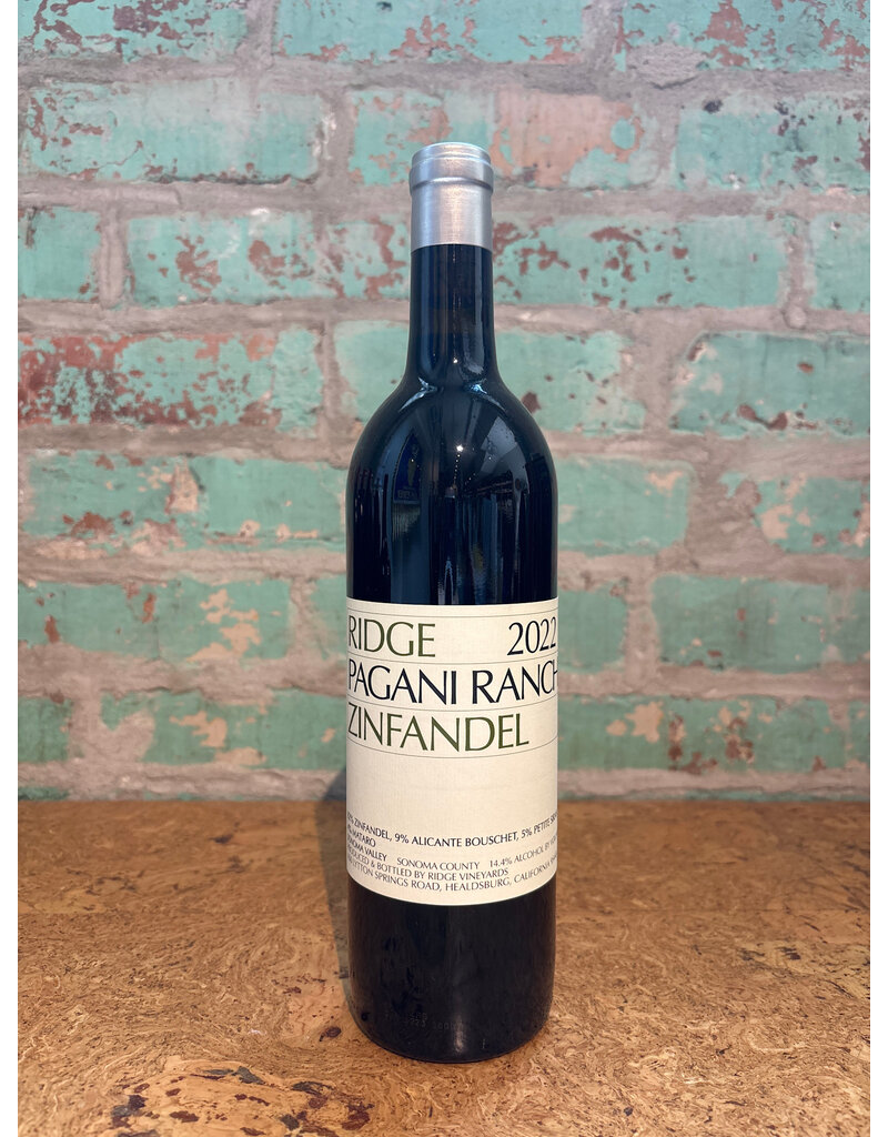Wines RIDGE VINEYARDS PAGANI RANCH ZINFANDEL