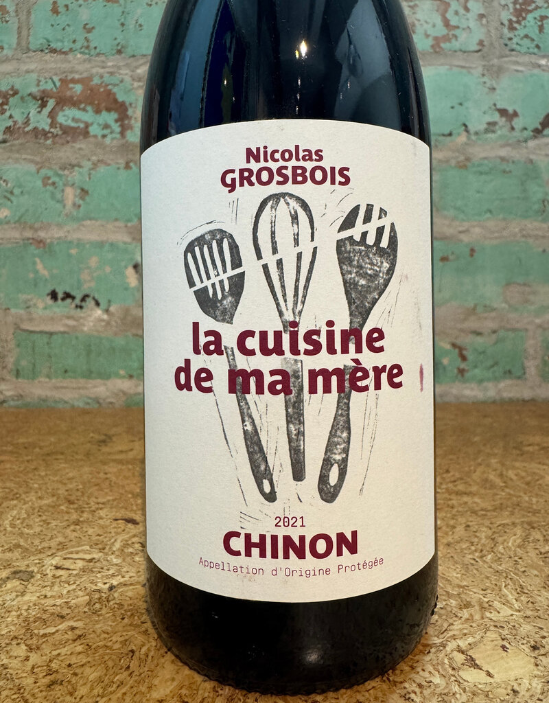 Wines DOMAINE GROSBOIS 'CUISINE DE MA MERE' CAB FRANC CHINON