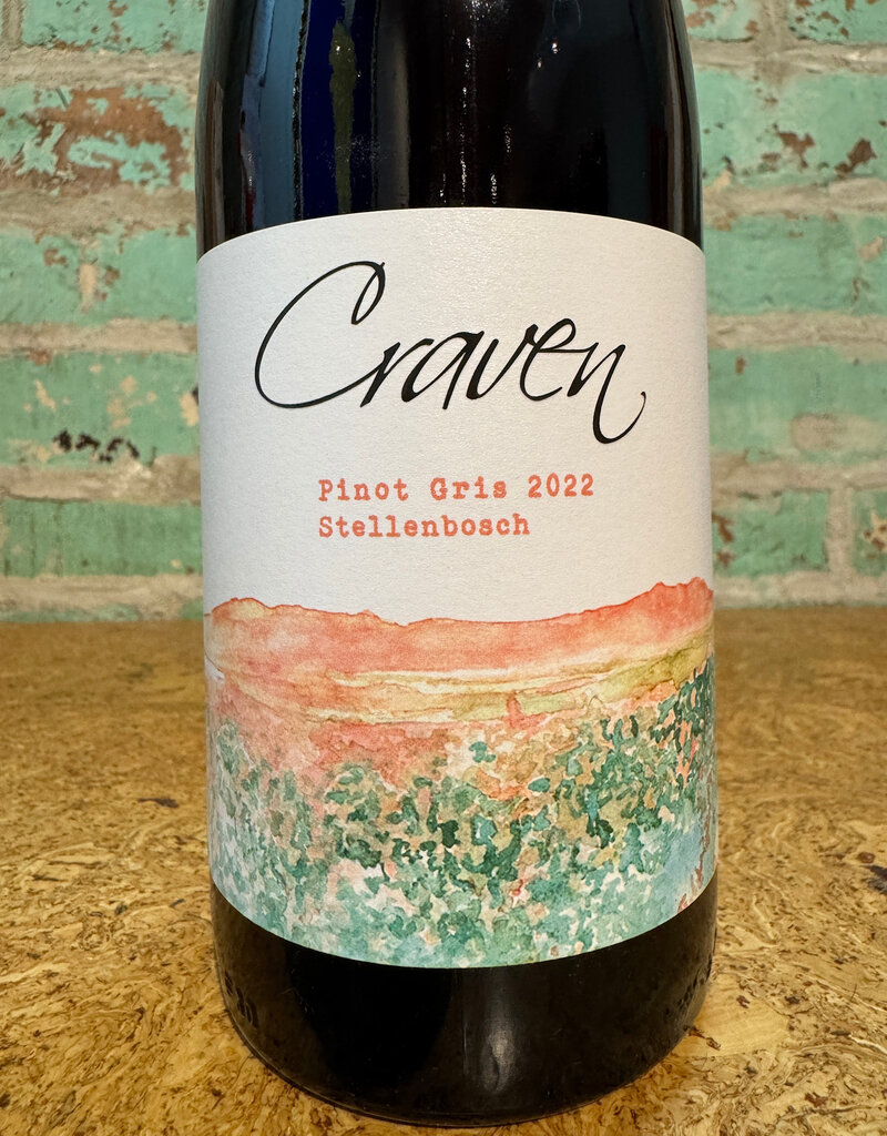 Wines CRAVEN PINOT GRIS STELLENBOSCH SOUTH AFRICA