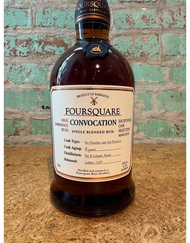 Spirits FOURSQUARE EXCEPTIONAL CASK XXVIII 'CONVOCATION' 14 YEAR RUM