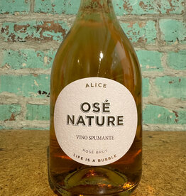 Wines ALICE 'OSE' BRUT NATURE ROSE ITALY