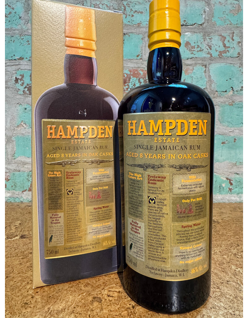 Spirits HAMPDEN 8 YEAR RUM JAMAICA