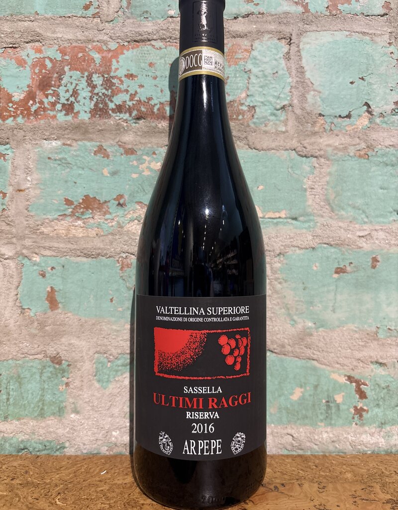 ARPEPE 'ULTIMI RAGGI' RISERVA VALTELLINA SUPERIORE SASSELLA