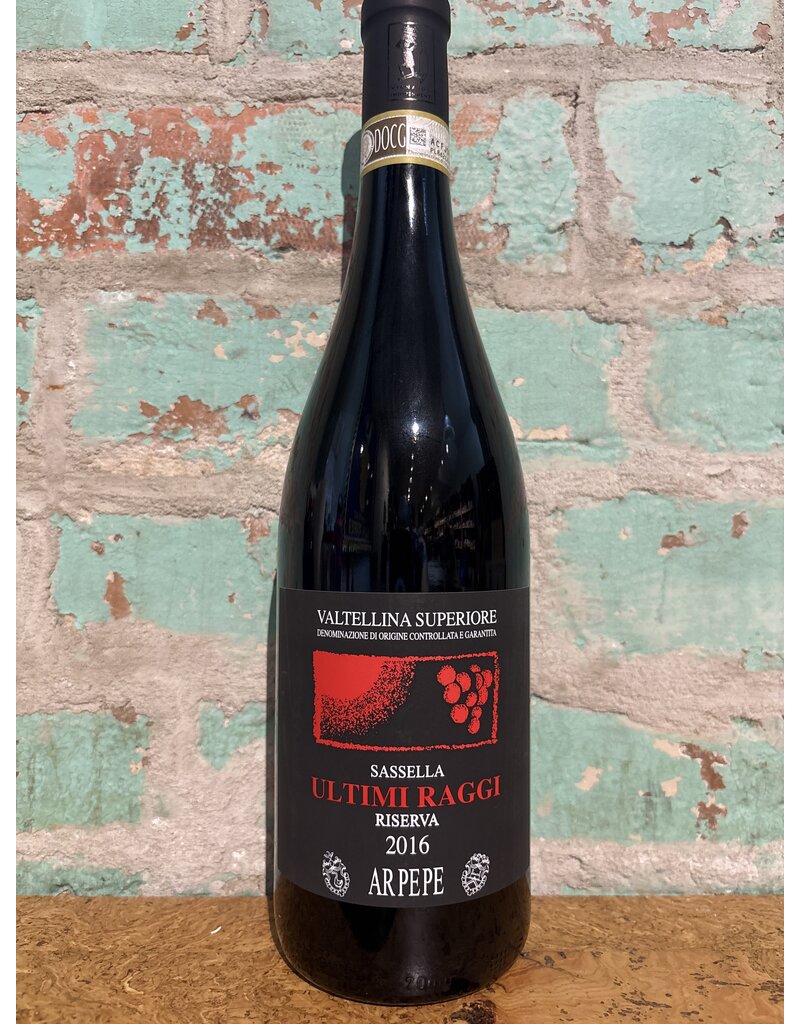 ARPEPE 'ULTIMI RAGGI' RISERVA VALTELLINA SUPERIORE SASSELLA