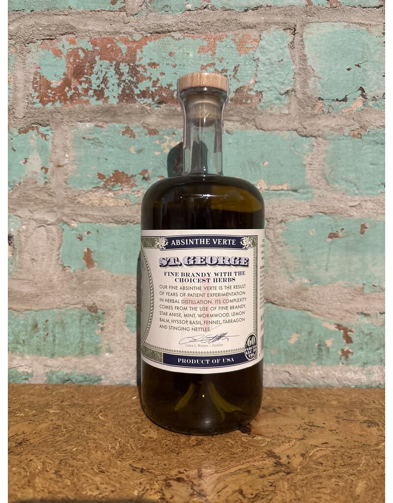 ST GEORGE ABSINTHE VERTE CALIFORNIA