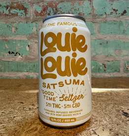 CBD/THC LOUIE LOUIE SELTZER SATSUMA 5MG CBD/THC SELTZER CAN