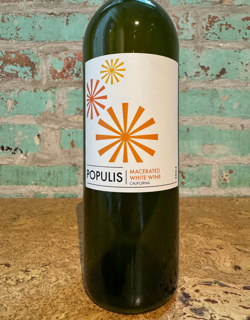 POPULIS MACERATED WHITE WINE CALIFORNIA