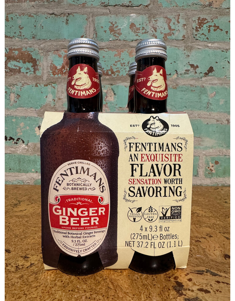 MIXERS FENTIMANS GINGER BEER 4 PACK