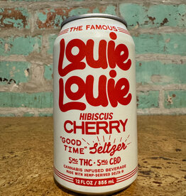 CBD/THC LOUIE LOUIE SELTZER HIBISCUS CHERRY 5MG CBD/THC SELTZER CAN