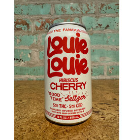 CBD/THC LOUIE LOUIE SELTZER HIBISCUS CHERRY 5MG CBD/THC SELTZER CAN