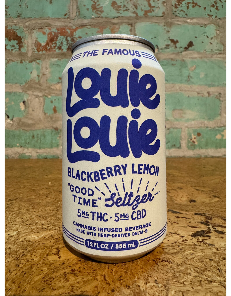 CBD/THC LOUIE LOUIE SELTZER BLACKBERRY LEMON 5MG CBD/THC SELTZER CAN