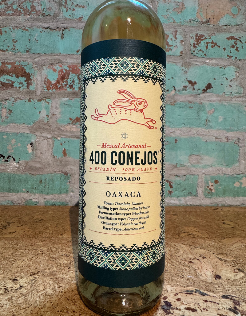 400 CONEJOS REPOSADO MEZCAL OAXACA MEXICO
