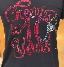 GRANDE KREWE 10 YEAR ANNIVERSARY TEE SHIRT LARGE