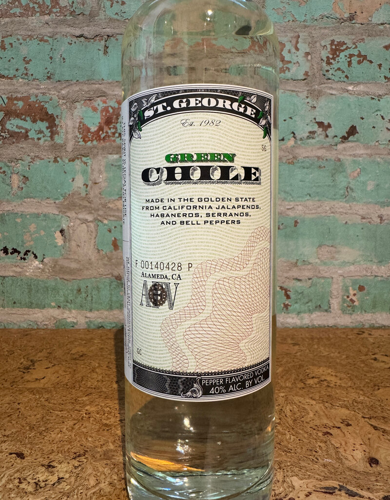 ST GEORGE GREEN CHILE VODKA