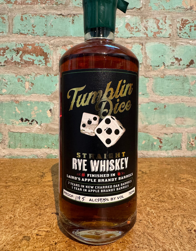 PROOF & WOOD 'TUMBLIN DICE 8YEAR RYE WHISKEY SINGLE BARREL