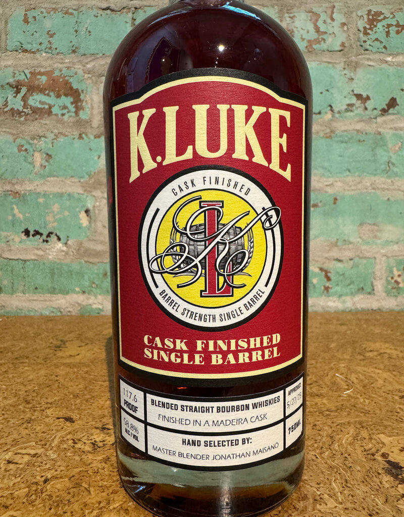 Spirits K.LUKE WHISKEY BOURBON MADEIRA BARREL FINISH
