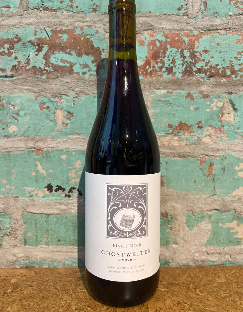 GHOSTWRITER PINOT NOIR SANTA CRUZ MOUNTAINS CALIFORNIA