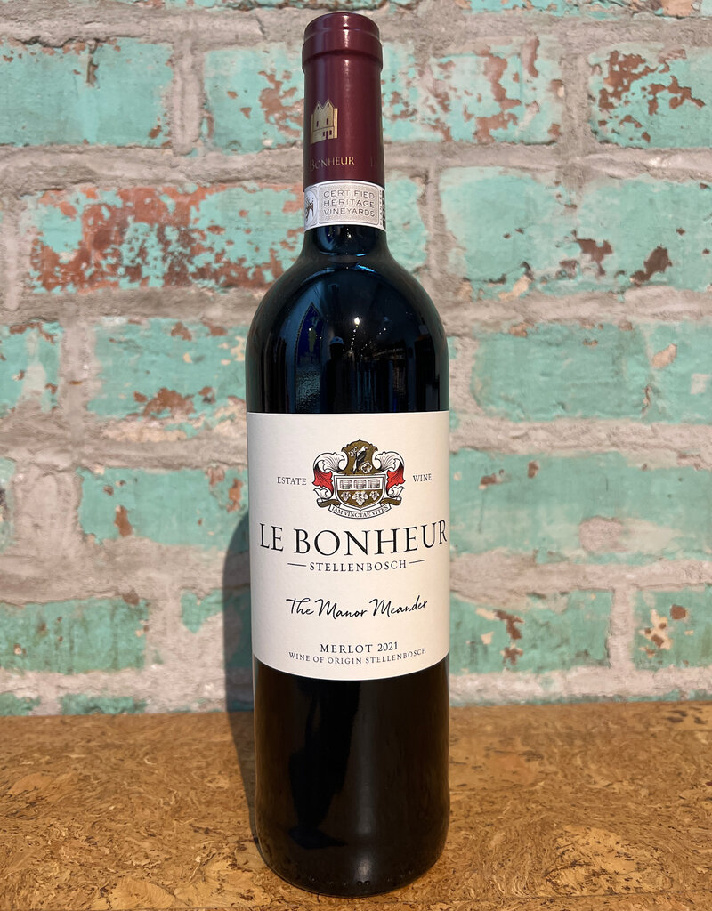 LE BONHEUR 'MANOR MEANDER' MERLOT SOUTH AFRICA