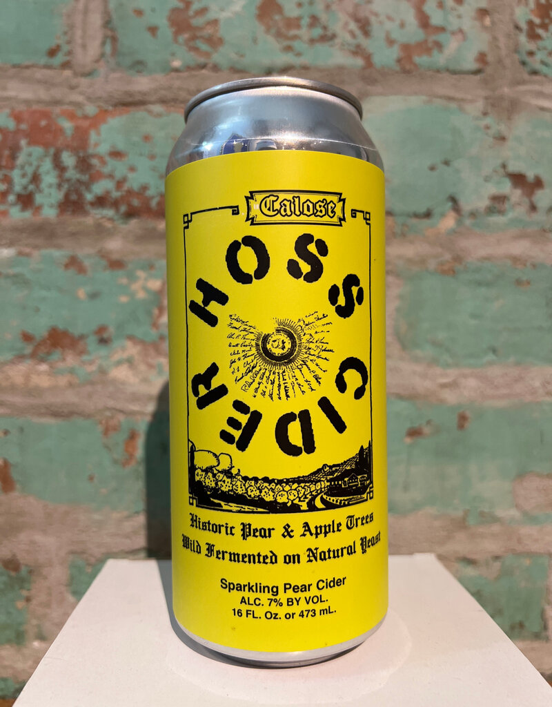 HOSS 'CALOSE' PEAR & APPLE CIDER 16OZ CAN