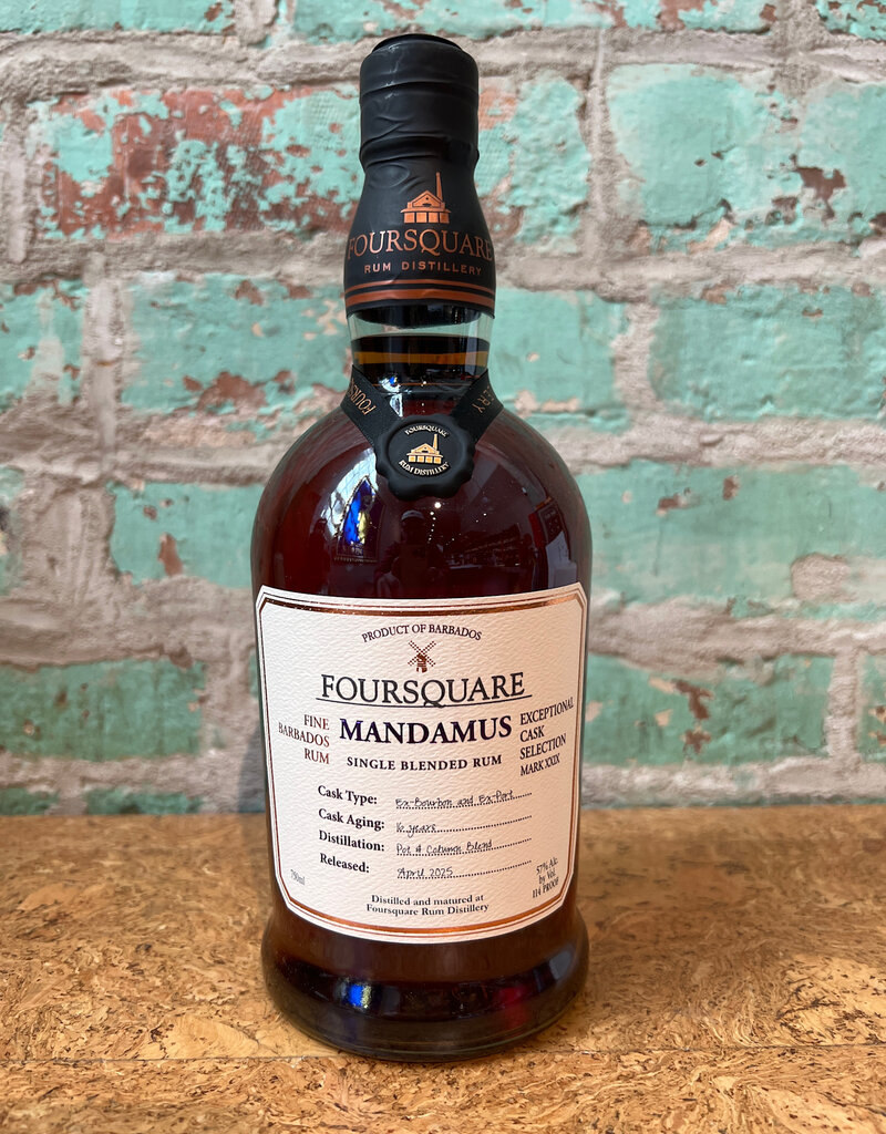 Spirits FOURSQUARE EXCEPTIONAL CASK XXIX 'MANDAMUS' 16 YEAR RUM