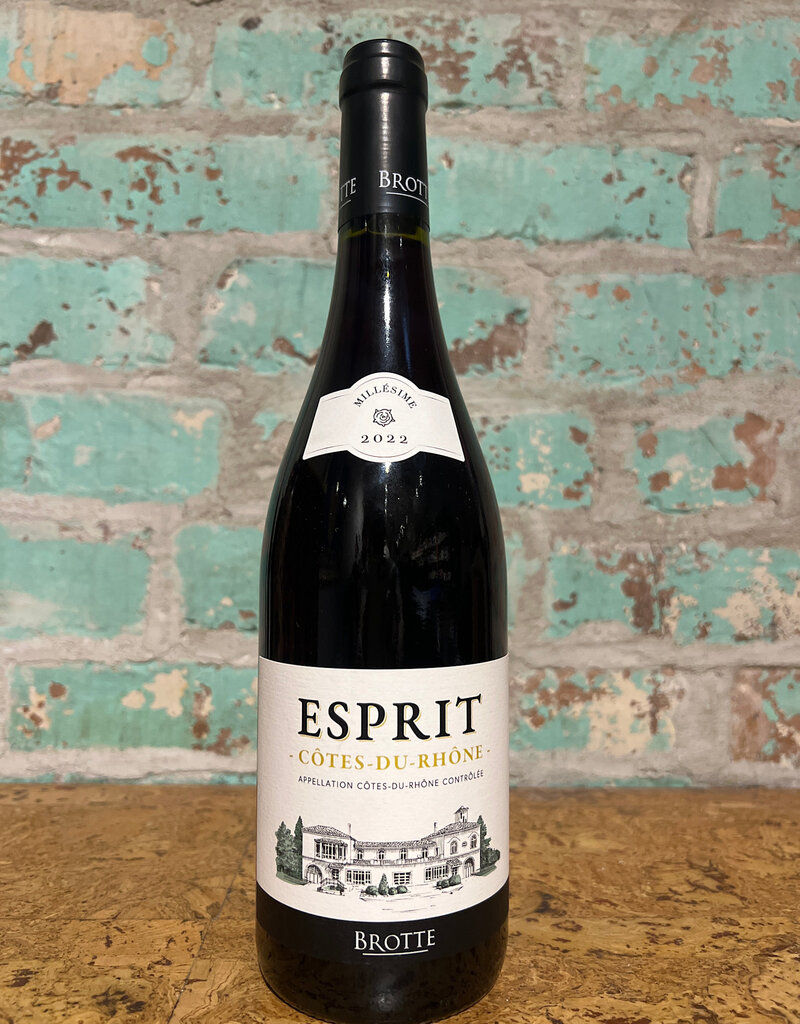BROTTE 'ESPRIT BARVILLE' COTES DU RHONE ROUGE RHONE VALLEY FRANCE