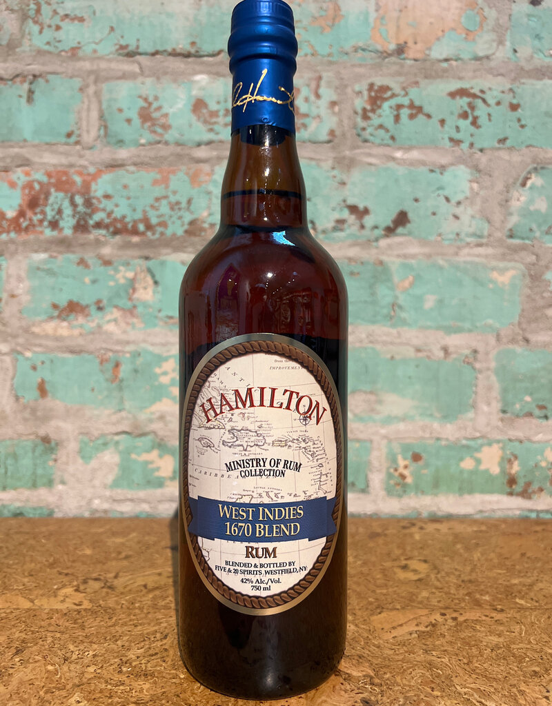 HAMILTON '1670'  RUM BLEND WEST INDIES