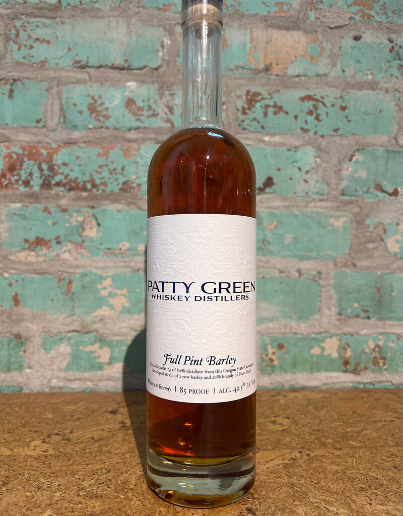 PATTY GREEN WHISKEY 'FULL PINT BARLEY' OREGON