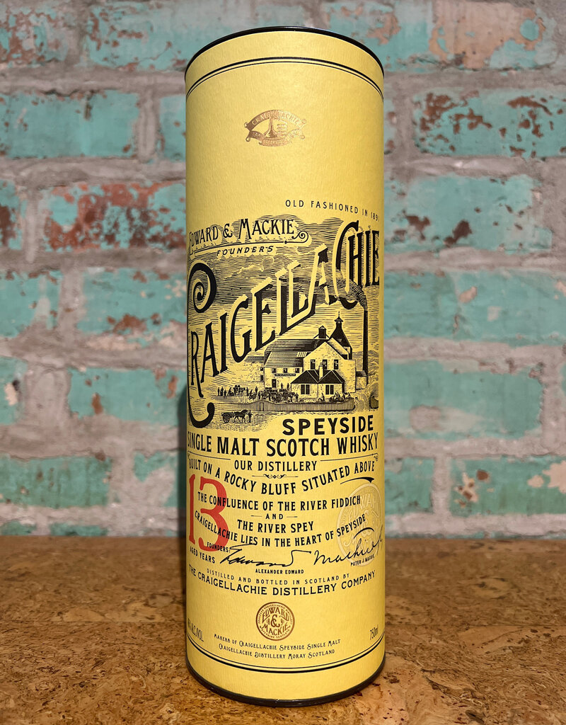 CRAIGELLACHIE 13-YEAR SINGLE MALT SPEYSIDE SCOTLAND