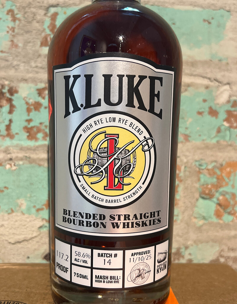 Spirits K.LUKE WHISKEY BOURBON BATCH 14
