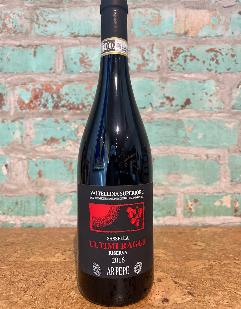ARPEPE 'ULTIMI RAGGI' RISERVA VALTELLINA SUPERIORE SASSELLA