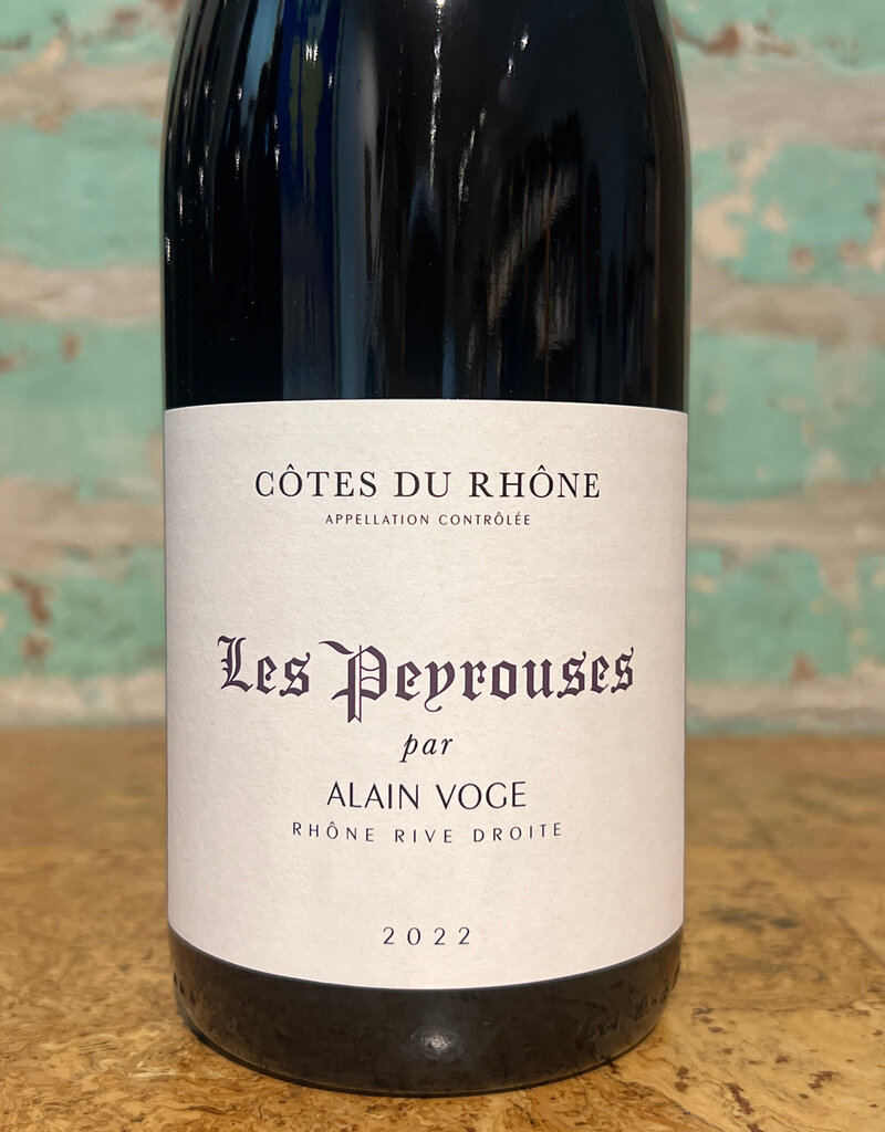 DOMAINE ALAIN VOGE 'LES PEYROUSES' COTES DU RHONE FRANCE
