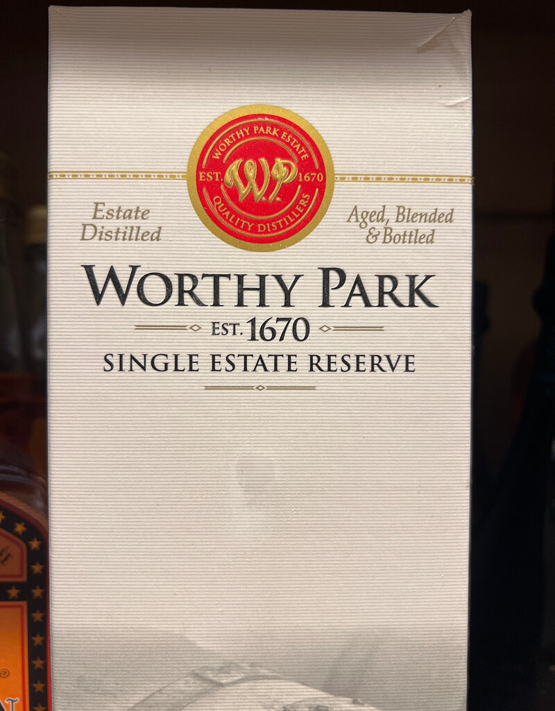 WORTHY PARK SINGLE BARREL ESTATE RESERVE RUM JAMAICA