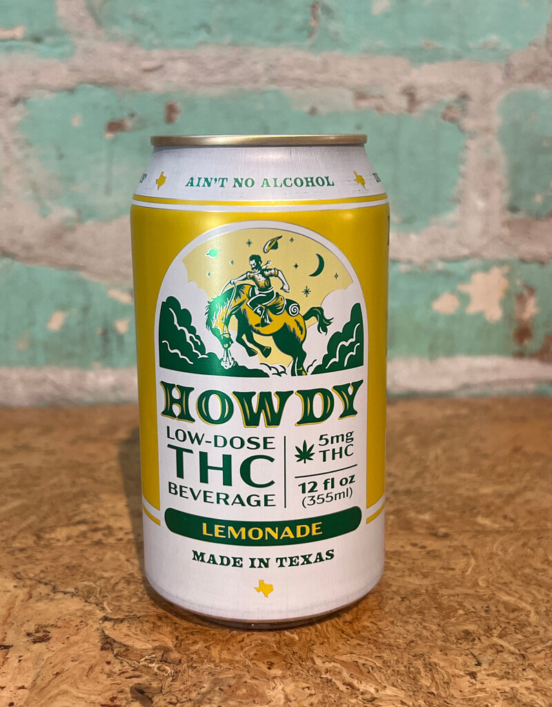 CBD/THC HOWDY LEMONADE 5MG CBD/THC SELTZER CAN