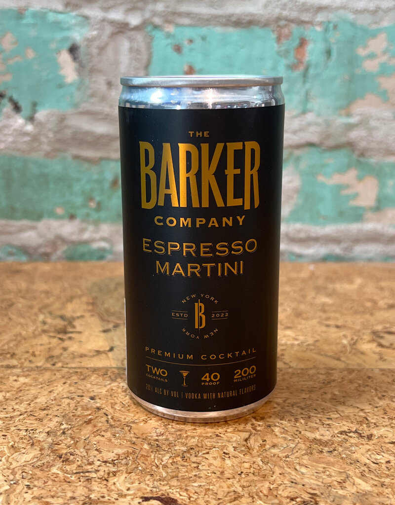 BARKER ESPRESSO MARTINI 200ML CAN