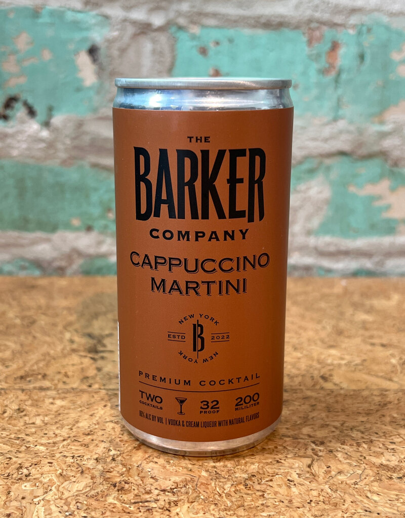 BARKER CAPPUCINO MARTINI 200ML CAN