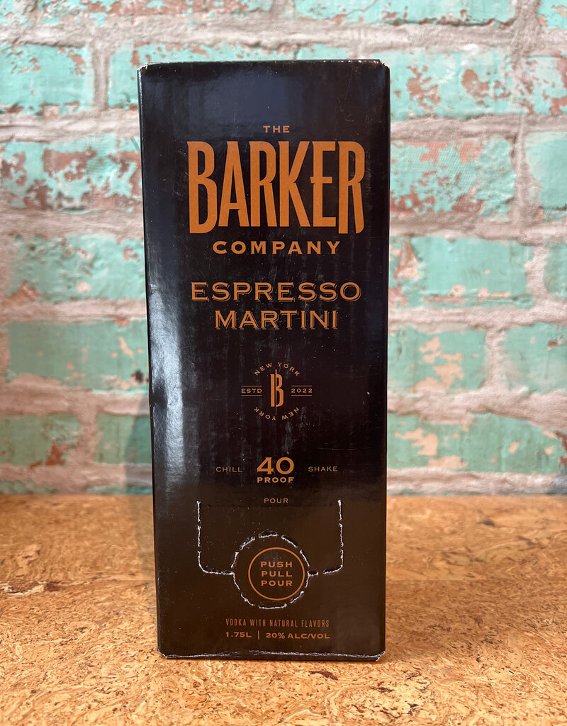 BARKER ESPRESSO MARTINI 1.75L BOX