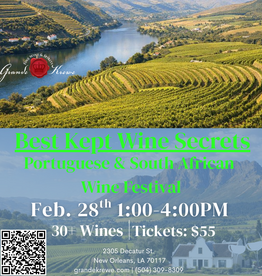 PORTUGUESE & SOUTH AFRICAN WINE FESTIVAL: SATURDAY SAT APRIL 11th 1-4PM