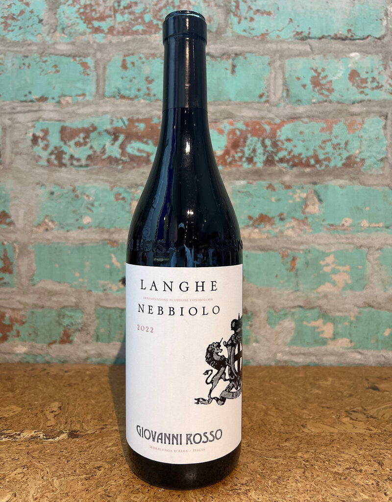 GIOVANNI ROSSO LANGHE NEBBIOLO PIEDMONT ITALY