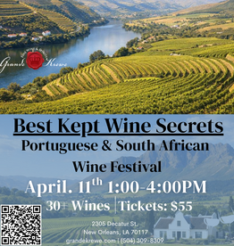 PORTUGUESE & SOUTH AFRICAN WINE FESTIVAL: SATURDAY SAT APRIL 11th 1-4PM