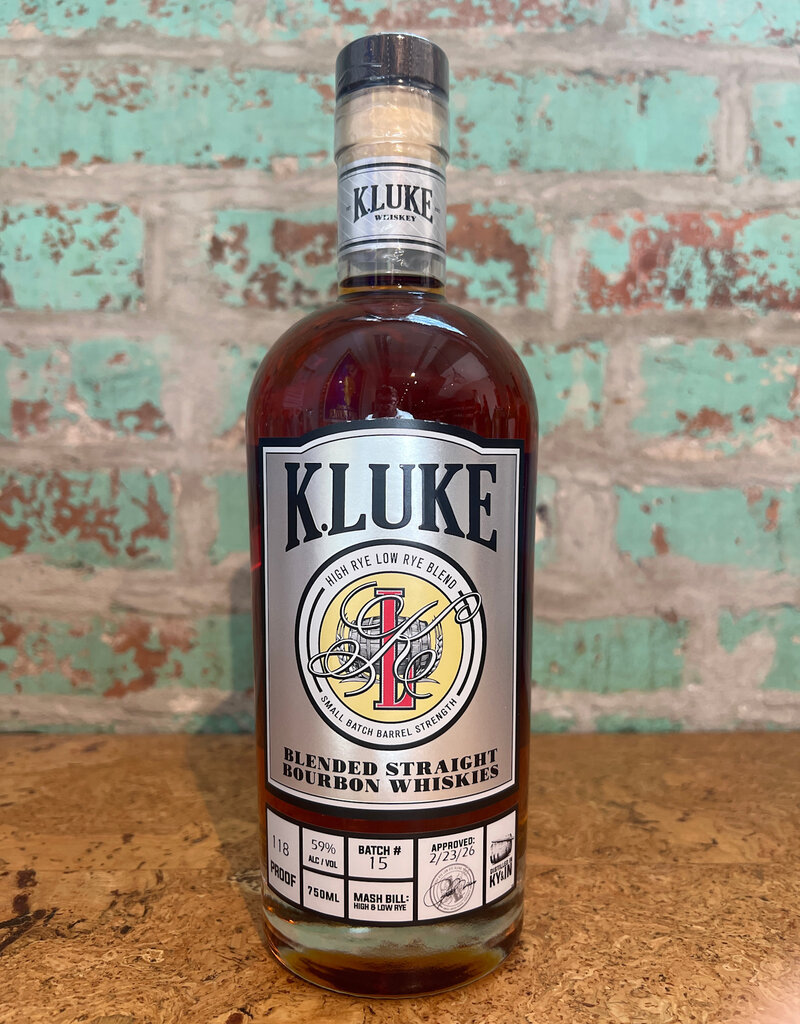 Spirits K.LUKE WHISKEY BOURBON BATCH 15