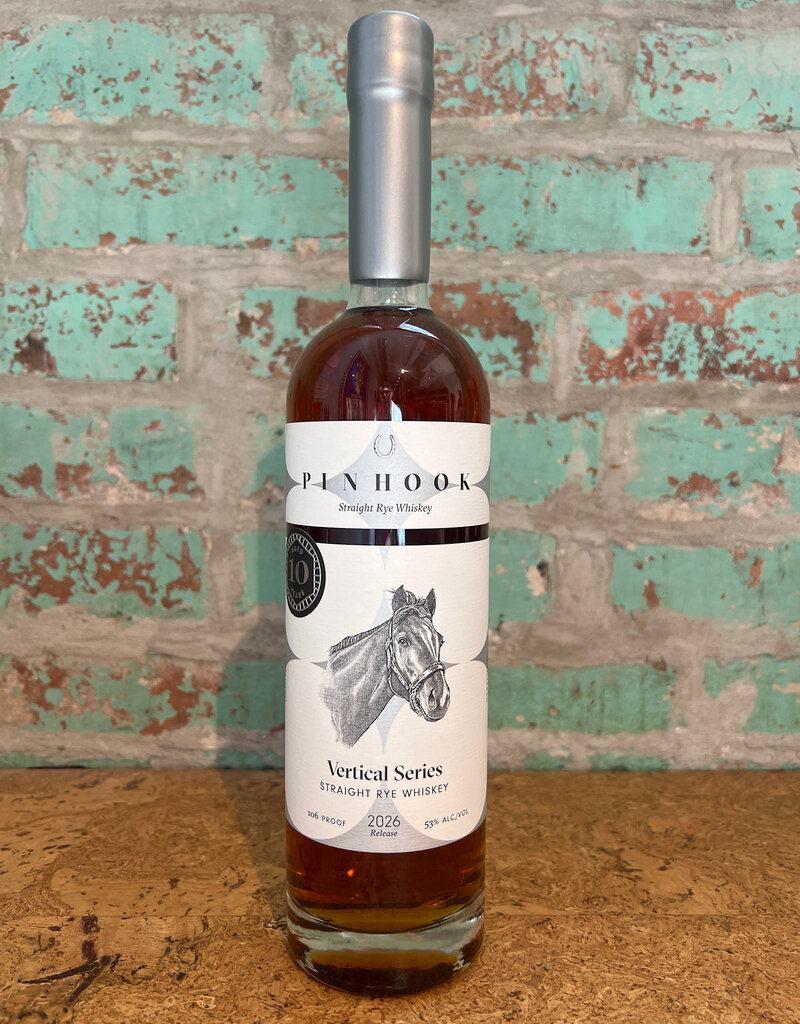 Spirits PINHOOK 'TIZ RYE TIME'  VERTICAL SERIES 10YR SILVER TOP