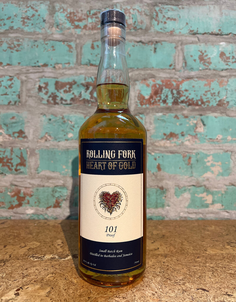 ROLLING FORK 'HEART OF GOLD' JAMAICAN/BARBADOS BLEND RUM