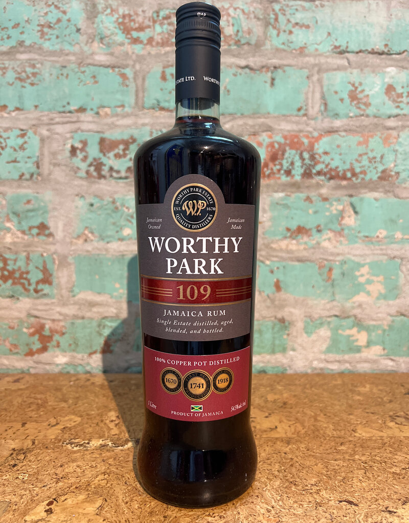 Spirits WORTHY PARK 109 DARK JAMAICAN RUM 1L