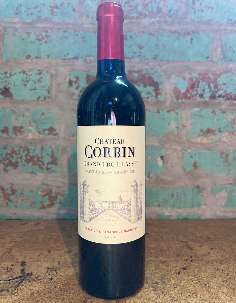2015 Chateau Corbin Saint-Emilion Grand Cru Bordeaux France
