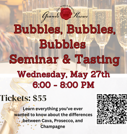 BUBBLES, BUBBLES, BUBBLES SEMINAR WEDNESDAY, MAY 27TH  600-800PM