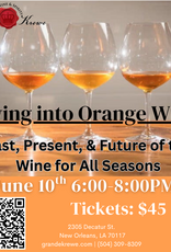 Diving into Orange Wine  Wednesday, June 10th 600PM-800PM