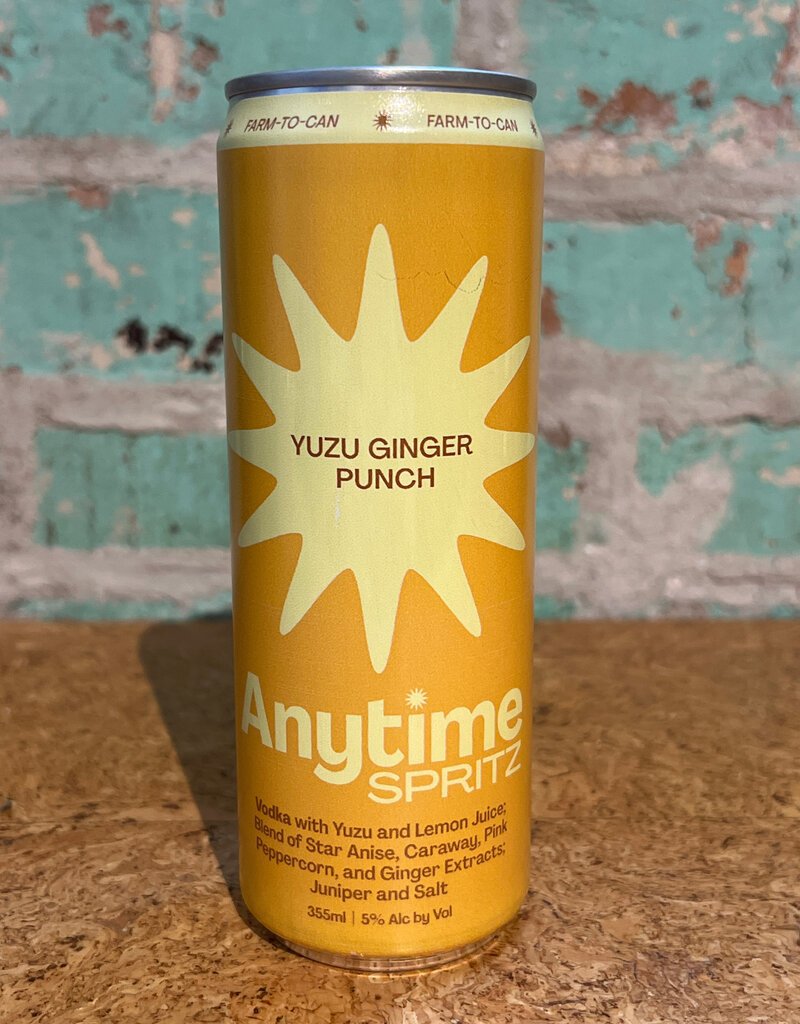 ANYTIME SPRITZ YUZU GINGER PUNCH CAN