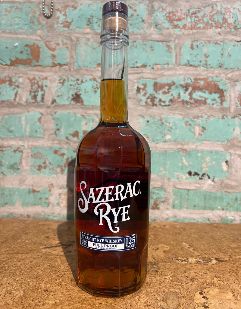 Spirits SAZERAC 125 FULL PROOF RYE WHISKEY