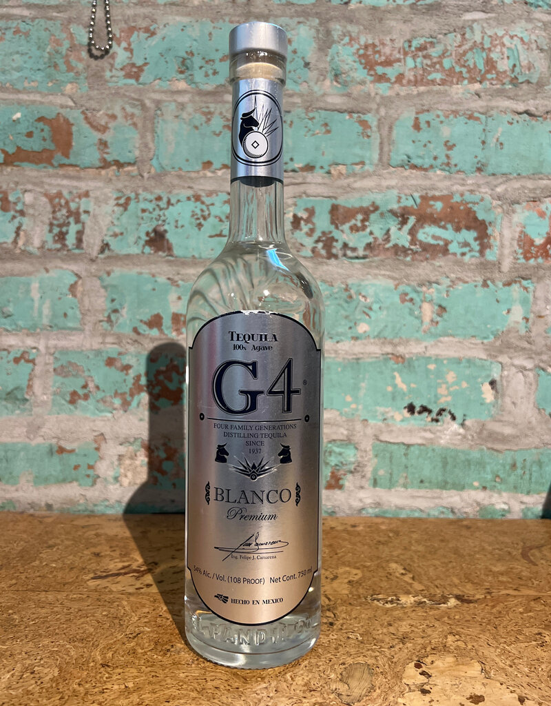 G4 BLANCO OVERPROOF TEQUILA JALISCO MEXICO